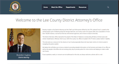 Desktop Screenshot of leecountyda.org